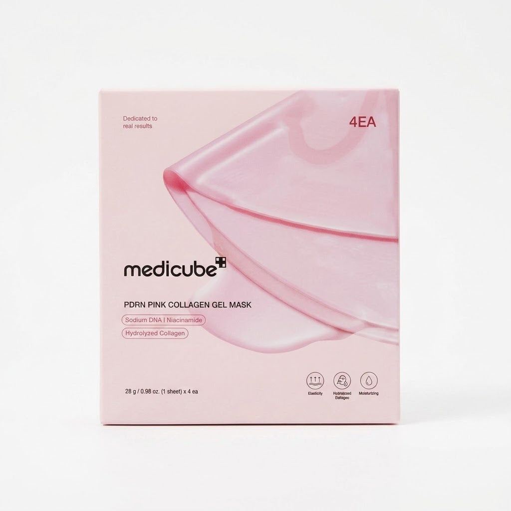 Mascarilla facial Medicube PDRN rosa
